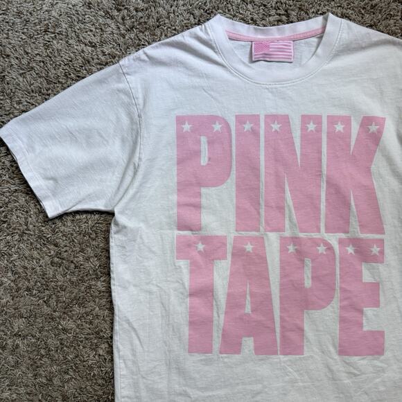 Pink Tape Lil Uzi x Seventh Heaven Band Tee White T-Shirt Men’s Size XL - Picture 9 of 9